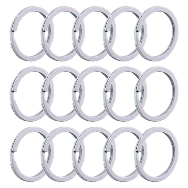 Argola Italiana Chaveiro Branco Artesanato 28mm Chave De Carro - 300 Unidades - Russo Art Imagem de Argola Italiana Chaveiro Branco Artesanato 28mm Chave De Carro - 300 Unidades