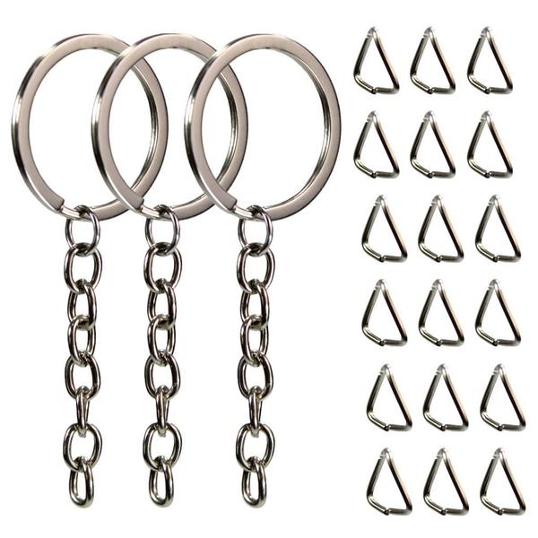 Argola Italiana De 32mm Com Triângulo 8mm - 100 Unidades - RussoArt Imagem de Argola Italiana De 32mm Com Triângulo 8mm - 100 Unidades