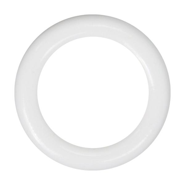 Imagem de Argola Plástica 10,5cm Branca Para Suporte Pano de Prato 30 Unidades
