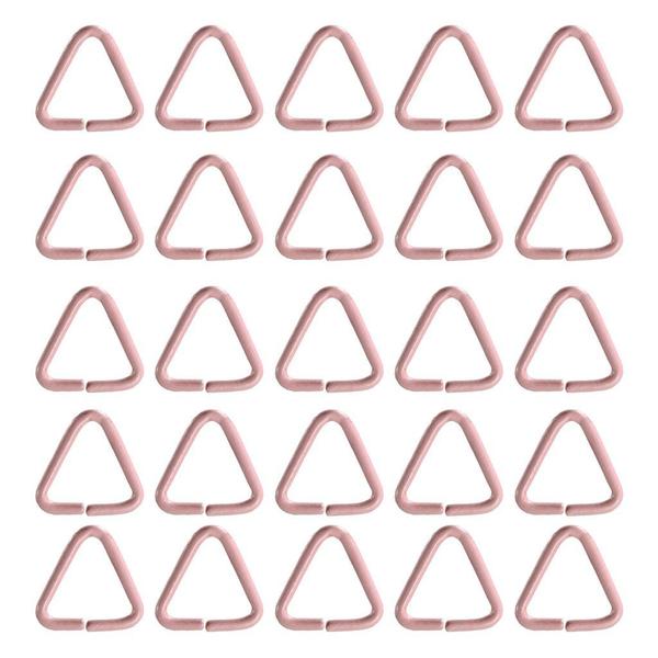 Argolas Com Corrente 23mm e Elo 8mm Rosa Bebê 100 Unidades - RA Imagem de Argolas Com Corrente 23mm e Elo 8mm Rosa Bebê 100 Unidades