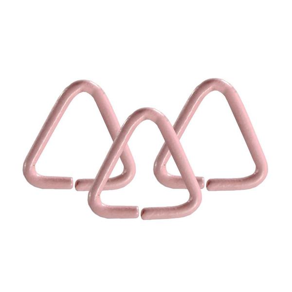 Argolas Com Corrente 23mm e Elo 8mm Rosa Bebê 100 Unidades - RA Imagem de Argolas Com Corrente 23mm e Elo 8mm Rosa Bebê 100 Unidades