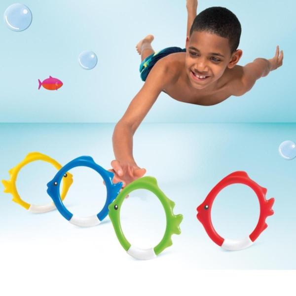 Imagem de Argolas de mergulho intex para o fundo da piscina peixes