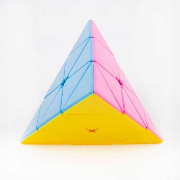 Ark Toys Pyraminx Cubo Mágico Triangular 3x3 Piramide Imagem de Ark Toys Pyraminx Cubo Mágico Triangular 3x3 Piramide