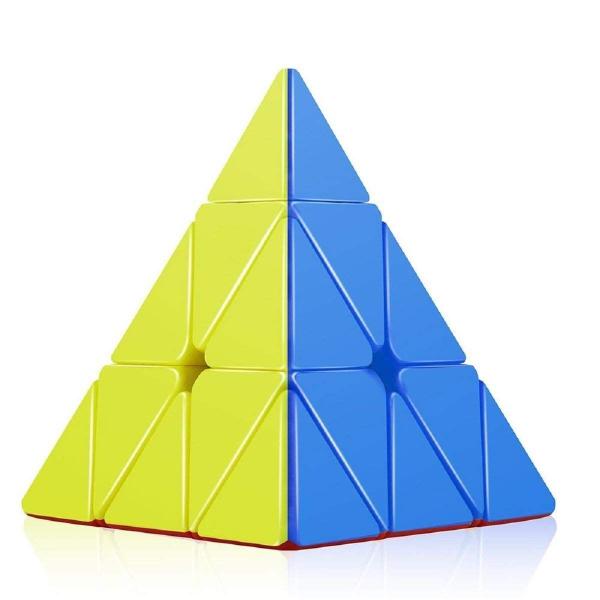 Ark Toys Pyraminx Cubo Mágico Triangular 3x3 Piramide Imagem de Ark Toys Pyraminx Cubo Mágico Triangular 3x3 Piramide