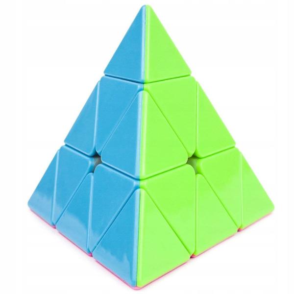 Ark Toys Pyraminx Cubo Mágico Triangular 3x3 Piramide Imagem de Ark Toys Pyraminx Cubo Mágico Triangular 3x3 Piramide