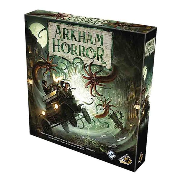 Arkham Horror 3ª Edição Jogo de Tabuleiro Galapagos AHB001 - Galápagos Jogos Imagem de Arkham Horror 3ª Edição Jogo de Tabuleiro Galapagos AHB001