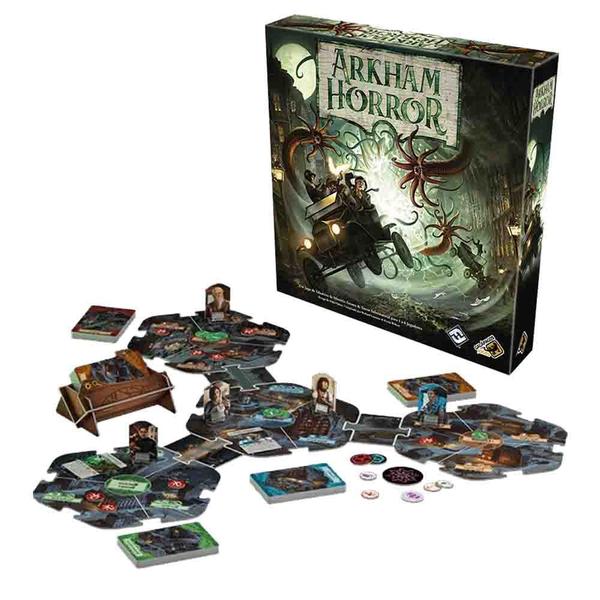 Arkham Horror 3ª Edição Jogo de Tabuleiro Galapagos AHB001 - Galápagos Jogos Imagem de Arkham Horror 3ª Edição Jogo de Tabuleiro Galapagos AHB001