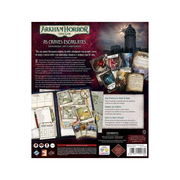 Imagem de Arkham Horror Card Game As Chaves Escarlates Exp de Campanha