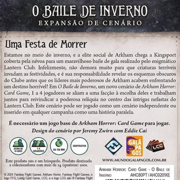 Imagem de Arkham Horror: Card Game - O Baile de Inverno (Expansão de Cenário)