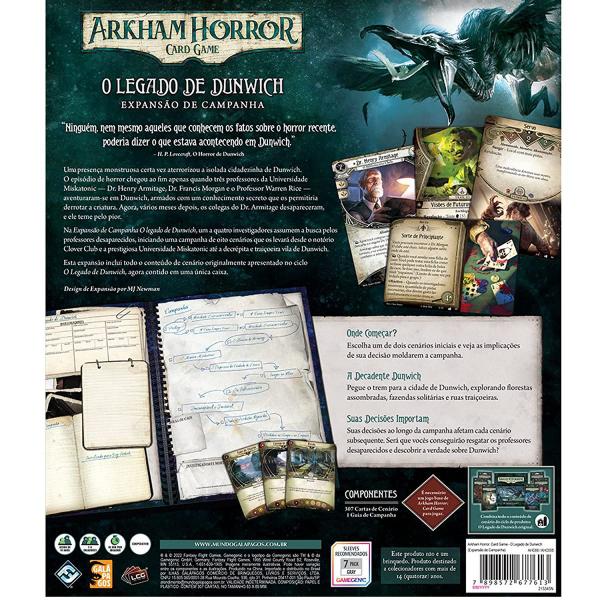 Imagem de Arkham Horror: Card Game O Legado Dunwich Expansão Campanha