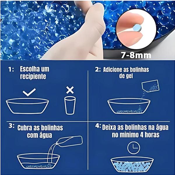 Imagem de Arma Automática Infantil com Bolinhas de Gel Orbeez