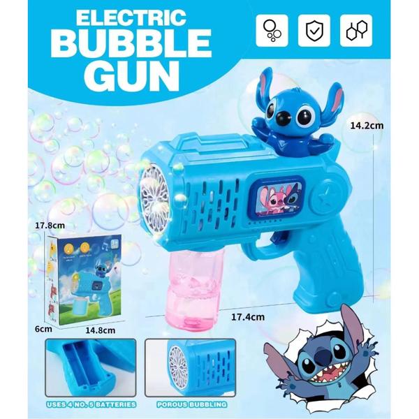 Arma de Bolhas Elétrica Hello Kitty para Crianças - Brinquedo para Festas e Jogos ao Ar Livre Imagem de Arma de Bolhas Elétrica Hello Kitty para Crianças - Brinquedo para Festas e Jogos ao Ar Livre