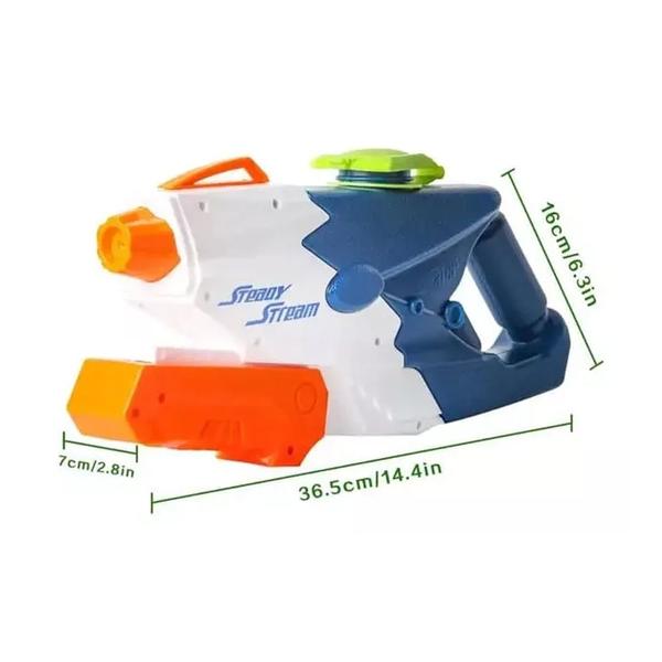 Imagem de Arma Super Lança Água Watergun Bazuca Pistola Disparo Grande Verão Praia Piscina