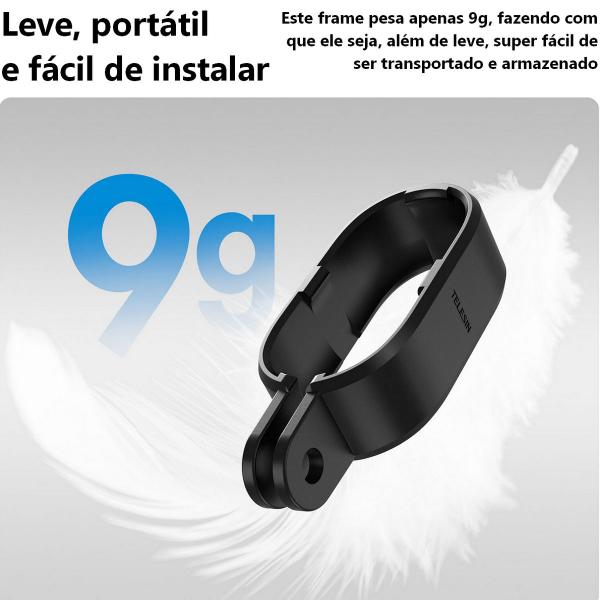 Armação Moldura Frame para Insta360 GO 3 - Telesin Imagem de Armação Moldura Frame para Insta360 GO 3 - Telesin
