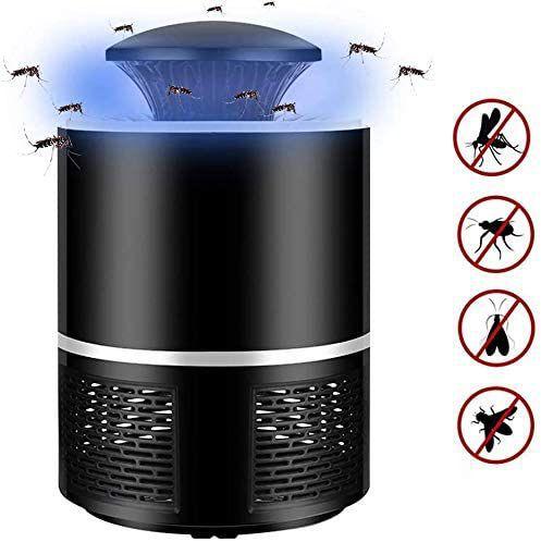 Imagem de Armadilha Mata Mosquito Repelente Zika Dengue Eletrico Mosquiteiro LED uv PRETO