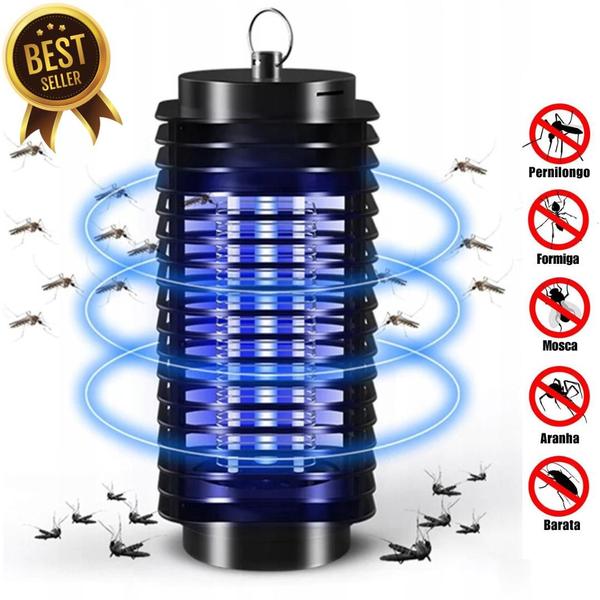 Imagem de Armadilha Pernilongo Mata Mosquito Elétrico  luz Led bivolt 