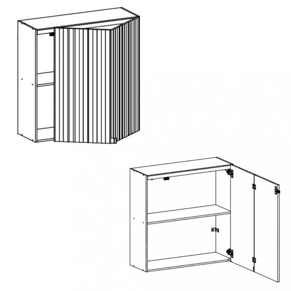 Imagem de Armário Aéreo 1 Porta Articulada 80cm Art Kits Parana