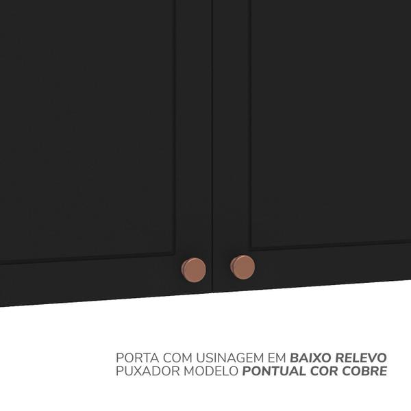 Imagem de Armário Aéreo 2 Portas 80 Cm Pérola Yescasa