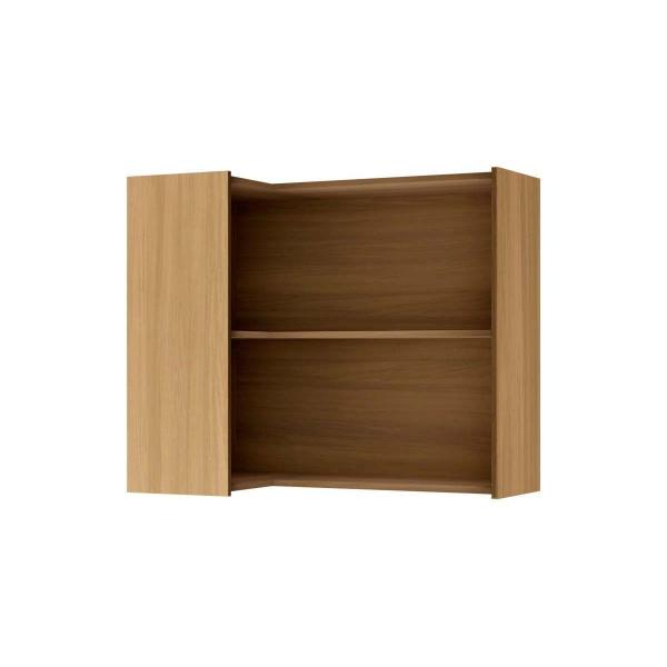 Imagem de Armário Aéreo Cozinha Modulado Rainha Canto c/ 2Portas 92 cm Nature - Nesher