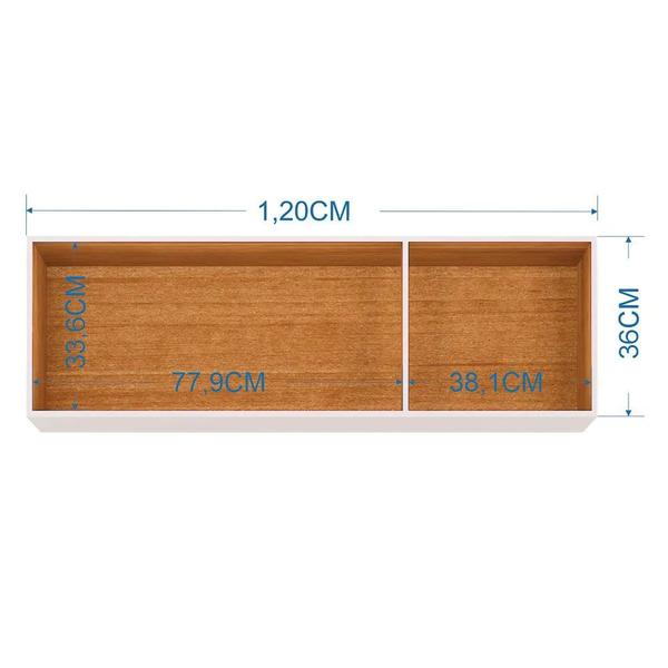 Imagem de Armário Aéreo de Cozinha 120cm 3 Portas Classic - Poquema