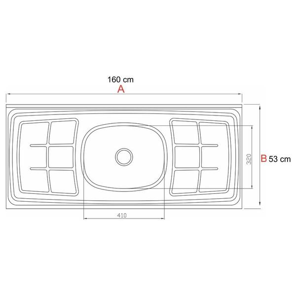 Imagem de Armário Aéreo Panamá e Balcão Gabinete Pia Inox Áustria 160cm Branco - Lumil Móveis