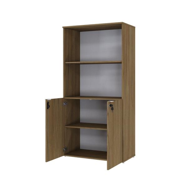 Armário Alto Estante com 2 Portas 160cm X 80cm X 42cm - Metalig Imagem de Armário Alto Estante com 2 Portas 160cm X 80cm X 42cm