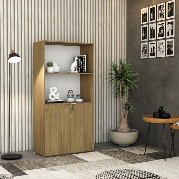 Armário Alto Estante com 2 Portas 160cm X 80cm X 42cm - Metalig Imagem de Armário Alto Estante com 2 Portas 160cm X 80cm X 42cm