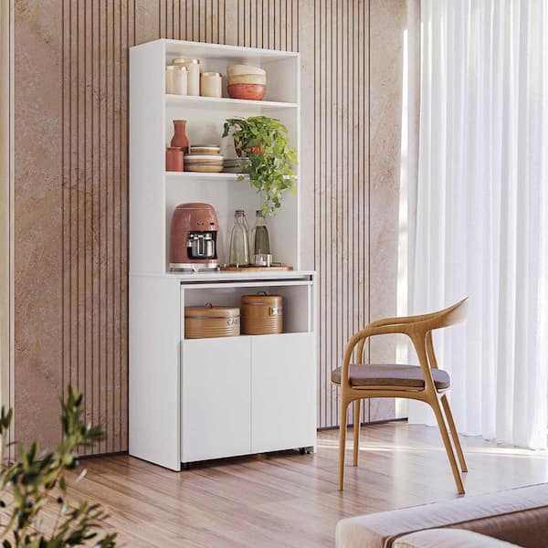 Armário Bancada de Cozinha Retrátil com mesa e 2 Portas Duo Kits Paraná Armário Bancada de Cozinha Retrátil com mesa e 2 Portas Duo Kits Paraná