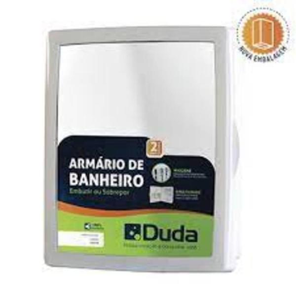 Imagem de Armário Banheiro Embutir Ou Sobrepor 36X30 Cinza Duda