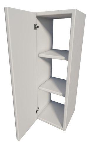 Imagem de Armário Com Porta em MDP Branco Ideal Para Escritório Compacto Organizador