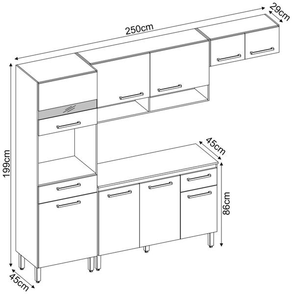 Imagem de Armário Cozinha Compacta Dama