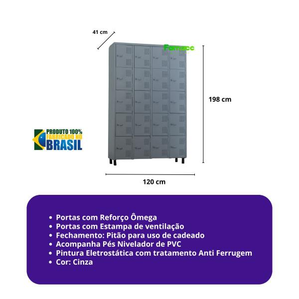 Armário de aço roupeiro 20 portas locker - FAMACC MÓVEIS DE AÇO Imagem de Armário de aço roupeiro 20 portas locker