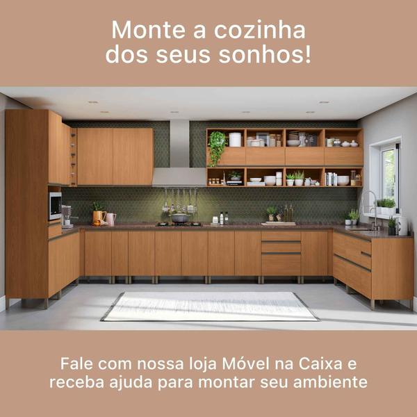 Imagem de Armário de Cozinha Aéreo 40cm 1 Porta G761 Maxxi Canela Kappesberg