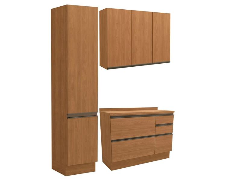 Armário de Cozinha Aéreo Kappesberg Maxxi + Balcão - de Cozinha com Tampo + Paneleiro Simp... Armário de Cozinha Aéreo Kappesberg Maxxi + Balcão - de Cozinha com Tampo + Paneleiro Simp...