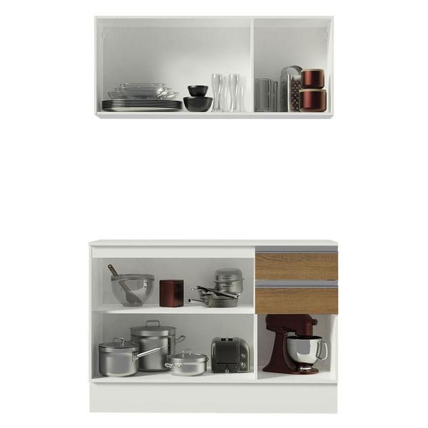 Imagem de Armário de Cozinha Compacta 100% MDF 120 cm Smart Madesa 01