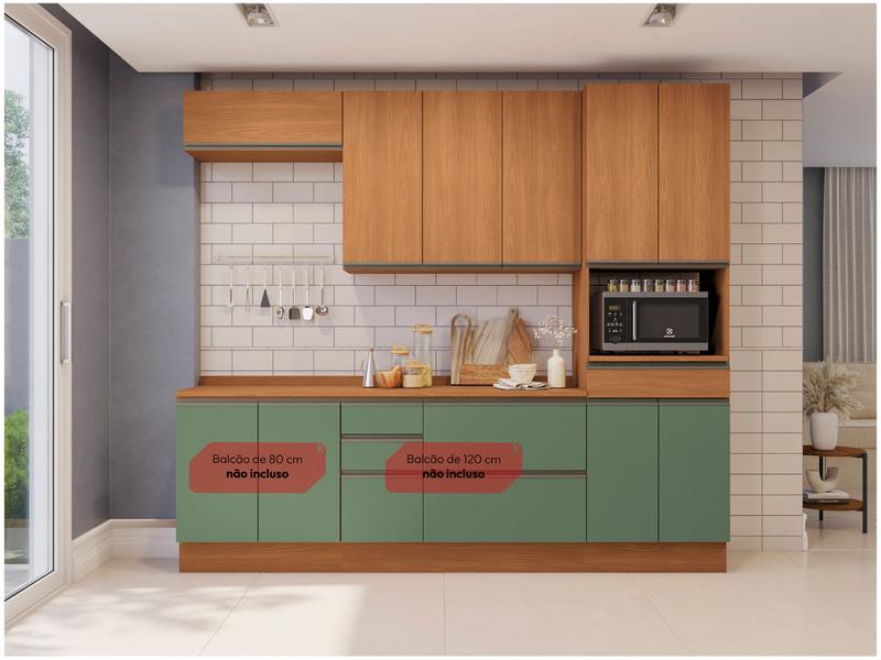 Armário de Cozinha Compacta Kappesberg Maxxi 8 Portas 1 Gaveta Armário de Cozinha Compacta Kappesberg Maxxi 8 Portas 1 Gaveta