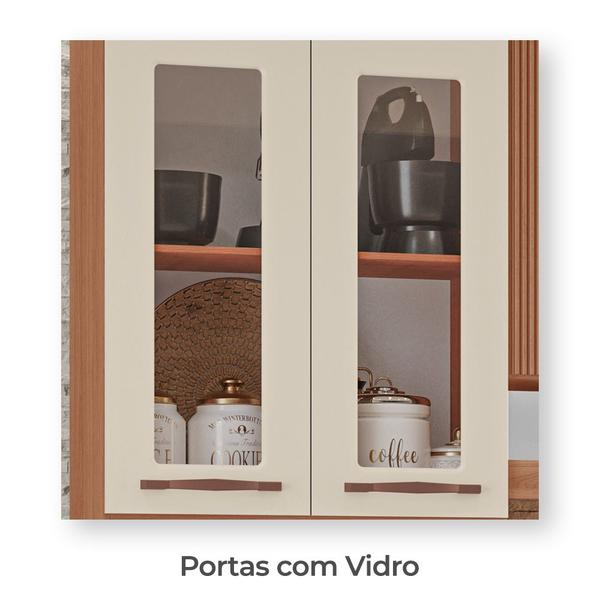 Imagem de Armário de Cozinha Dáfine 100% MDF Tuboarte 9 Portas e 3 Gavetas