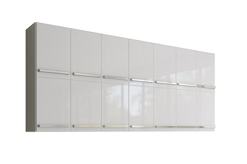 Armario Duplo Aereo com 14 Portas Alemanha Branco Bela Casa - Bela Casa Movelaria Imagem de Armario Duplo Aereo com 14 Portas Alemanha Branco Bela Casa