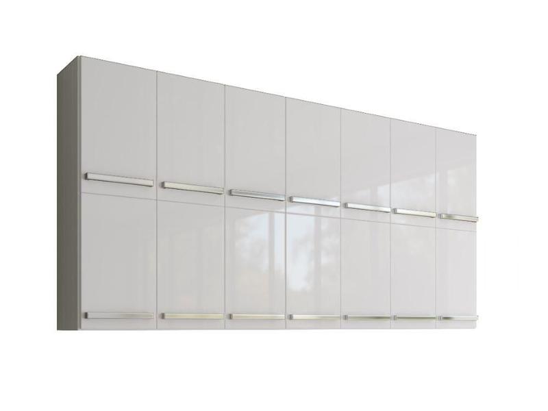 Armario Duplo Aereo com 14 Portas Alemanha Branco Bela Casa - Bela Casa Movelaria Imagem de Armario Duplo Aereo com 14 Portas Alemanha Branco Bela Casa