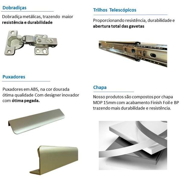 Imagem de Armário Forno e Fruteira 62cm Largura