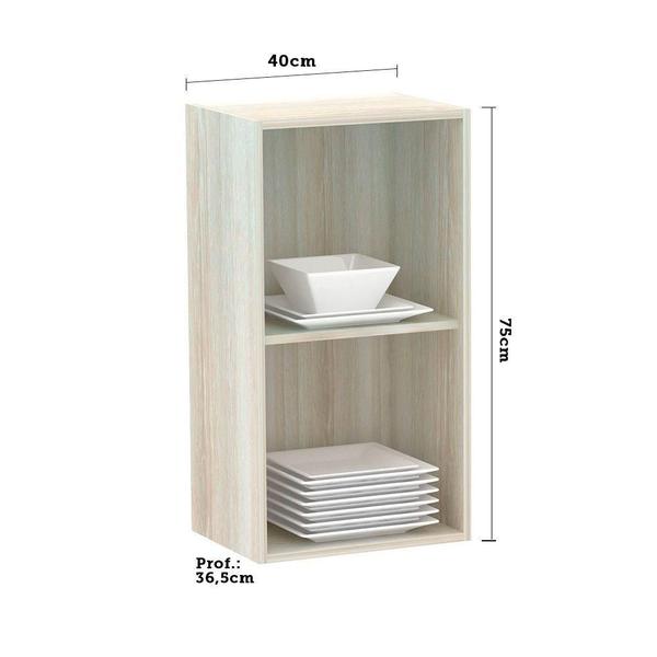 Imagem de Armário Luciane 40cm 1 Porta Luci Legno Crema C/Kashmir