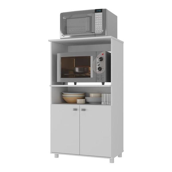 Armário Multimóveis Multiuso para Forno e Microondas Branco REF.6148G Armário Multimóveis Multiuso para Forno e Microondas Branco REF.6148G