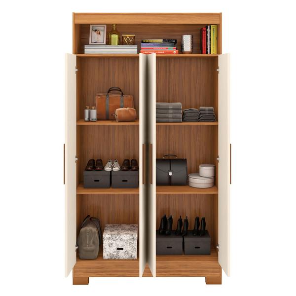 Armário Multiuso 4 portas e Nicho NT4040 Notável Móveis - Armário