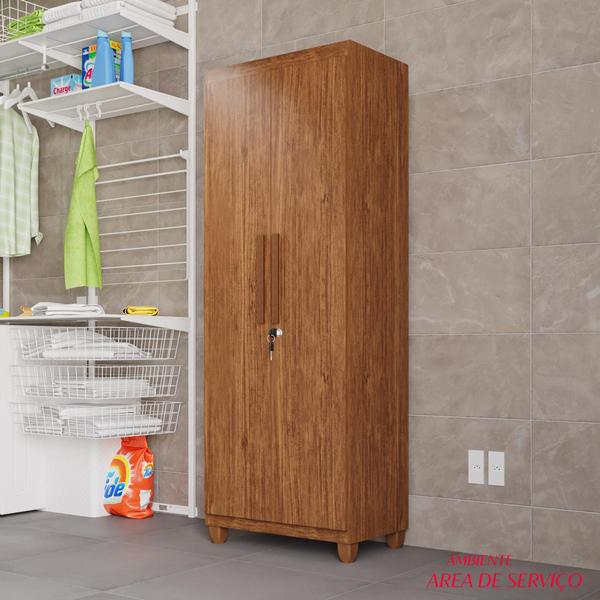 Armário Multiuso Master com Chave e Pés 182cm Cinamomo - Armário