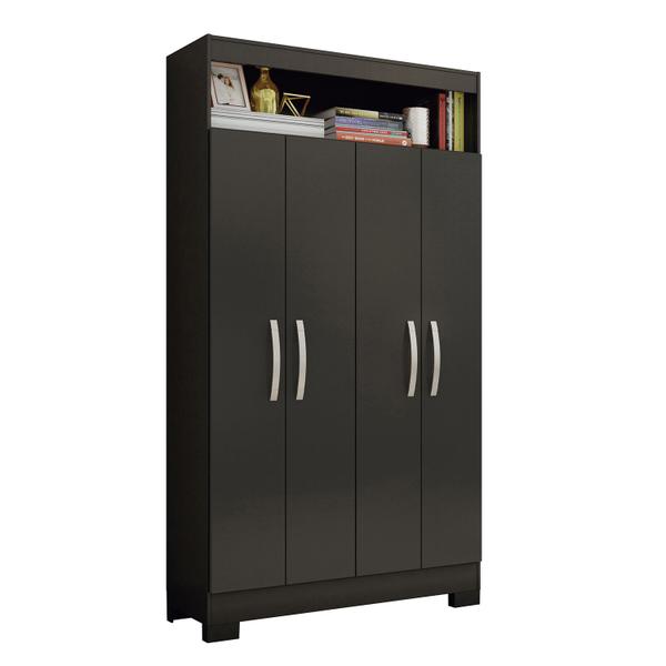 Armário Multiuso NT 4040 - Preto - Notável - Armário Multiuso
