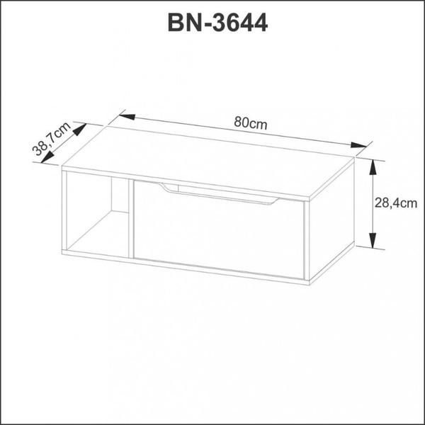 Imagem de Armário Para Banheiro 1 Portas BN3644 Tecno Mobili