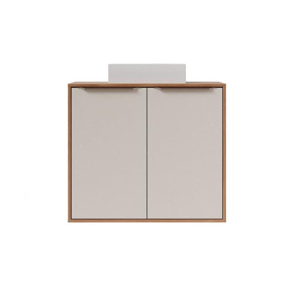 Armário para Banheiro 80 Cm com Cuba Elis - Yescasa Imagem de Armário para Banheiro 80 Cm com Cuba Elis