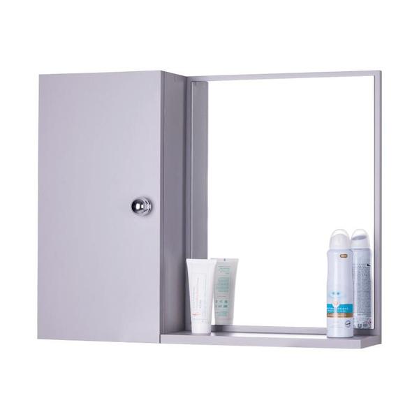Imagem de Armário para Banheiro com Espelho Cinza (já vem montado)