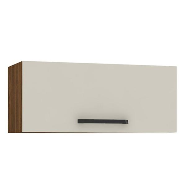 Armario Refrigerador 70cm 751AM Nogueira Off White KTP - Kits Paraná Imagem de Armario Refrigerador 70cm 751AM Nogueira Off White KTP