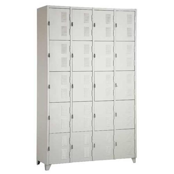 Armário Roupeiro De Aço Guarda-Volume Locker Vestiário 20 Portas Pequenas - FastMóveis Imagem de Armário Roupeiro De Aço Guarda-Volume Locker Vestiário 20 Portas Pequenas